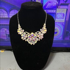 A Classy Chic Boutique Silver Statement Necklace